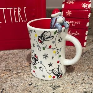 Winnie the Pooh Christmas Mug with Eeyore